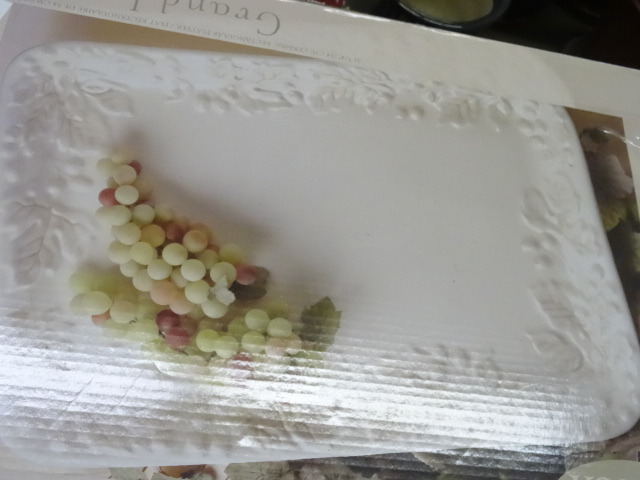 Grand Leaf II Ceramic Platter 21 14