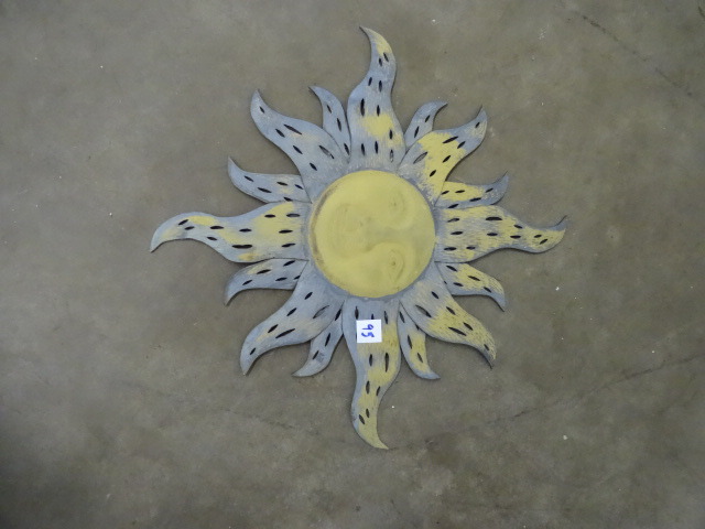 Metal Wall Hanging Sun 21