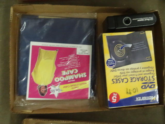 DVD Storage Cases, Shampoo Cape