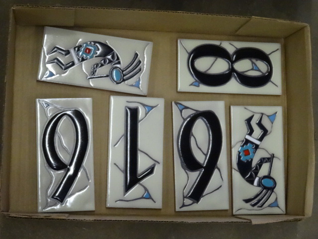 Clay Tile Numbers