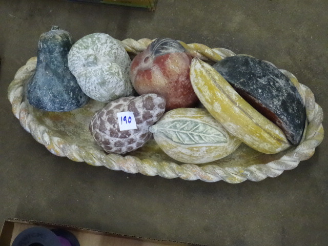 Decorative Pottery Fruit