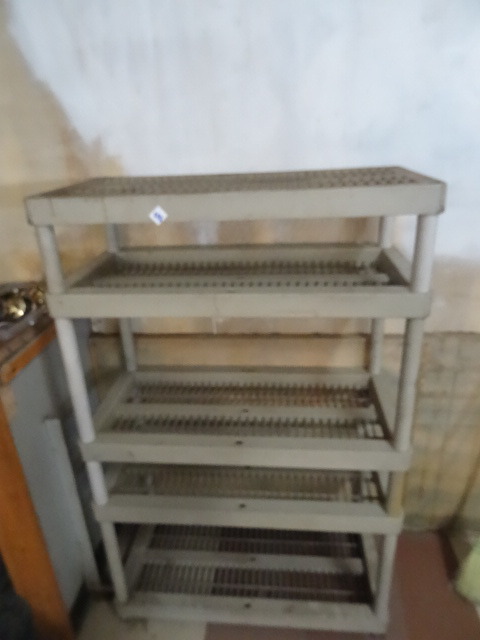 Plastic Shelving Unit 36 X 18 X 56