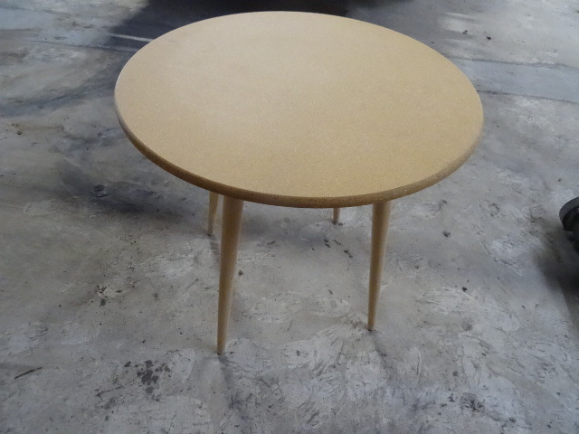 2 Round Wood Tables