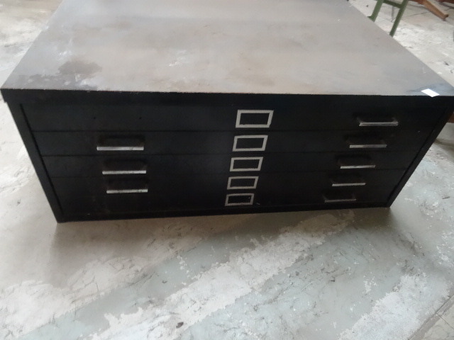 5 Drawer Plan File. Includes Base