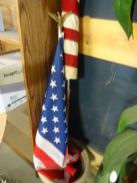 2 American Flags
