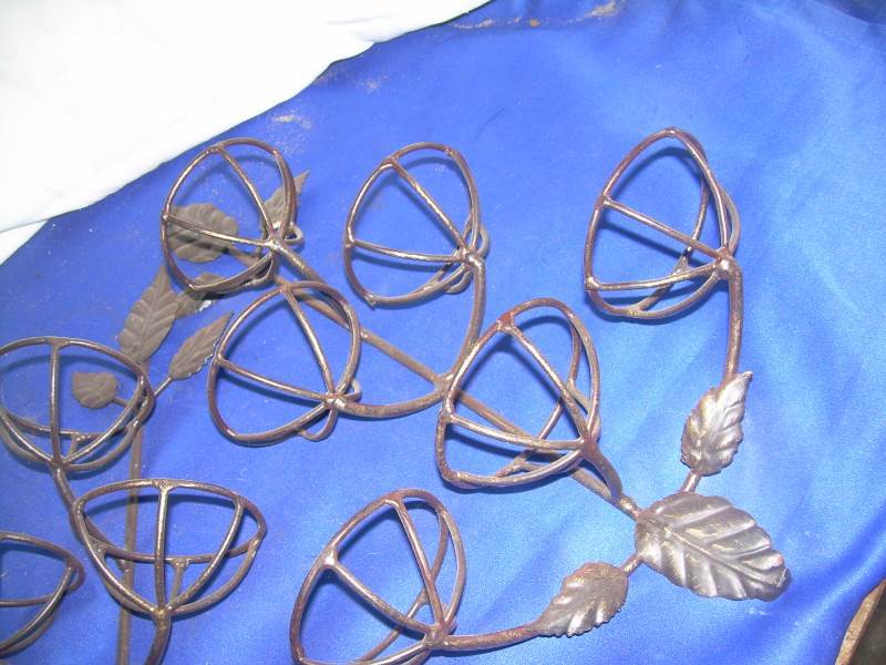 vintage metal cupcake holders