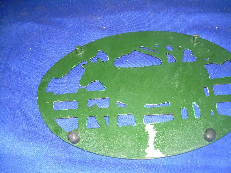 vintage metal cow trivet