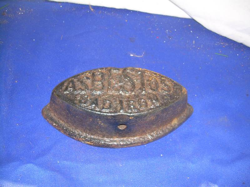 asbestos sad cast iron iron