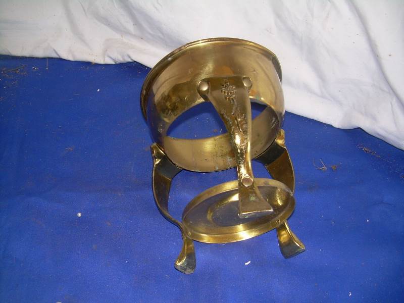 vintage brass coffee pot stand