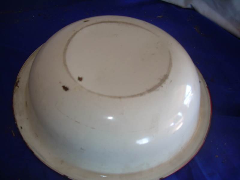 vintage metal dish