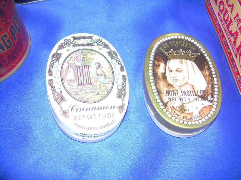 vintage tins