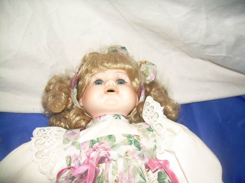 collector doll porcelian head and hands