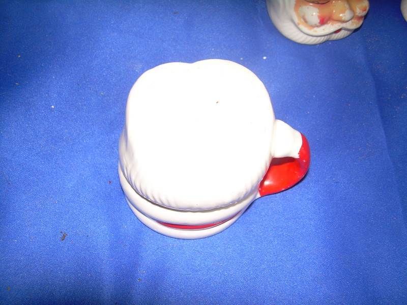 5 vintage santa cups