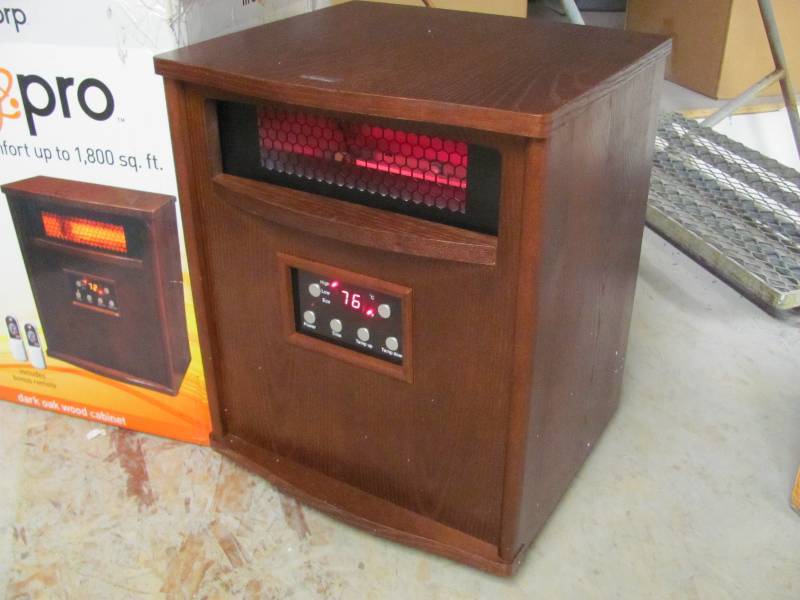 lot 2 image: Electric Portable Heaters