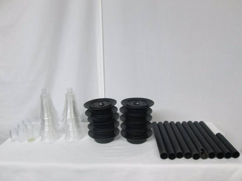 lot 81 image: Alcove Black Solar Pathway Lights - 10 Pack