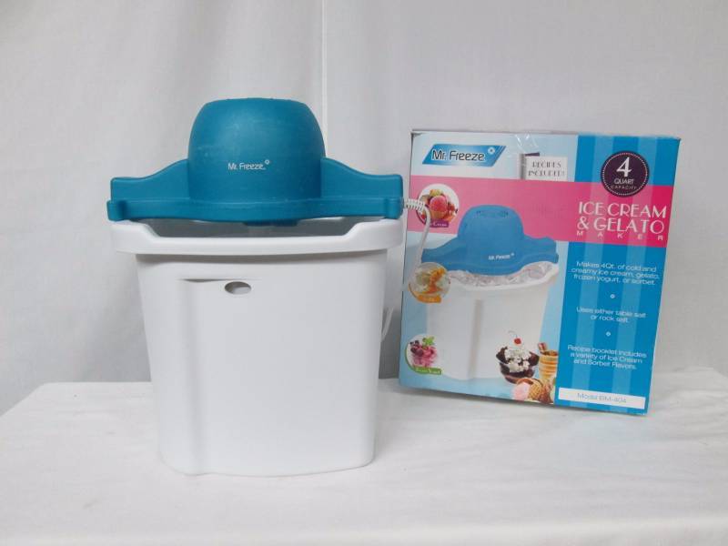 lot 58 image: Mr. Freeze 4-Qt. Ice Cream Maker