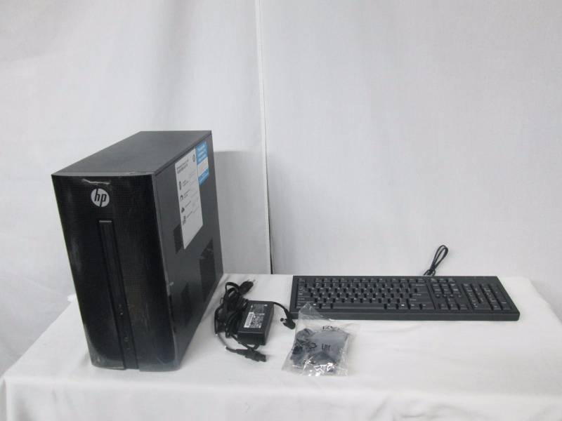 lot 11 image: HP Windows 8.1 Tower Desktop Computer - Black