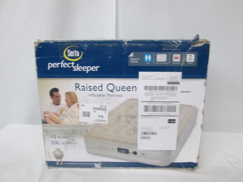 lot 46 image: Serta Queen 16 Raised Airbed
