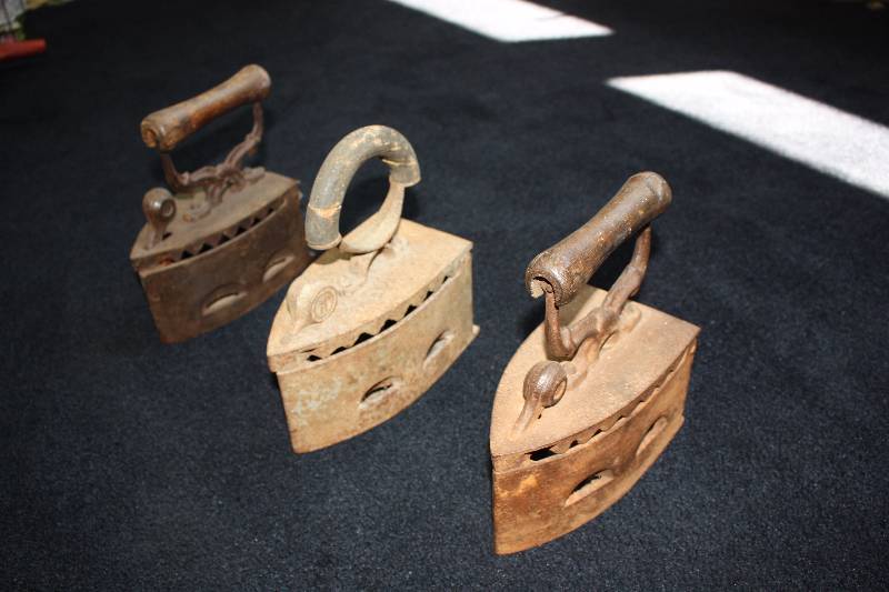 Antique Irons - Set of 3