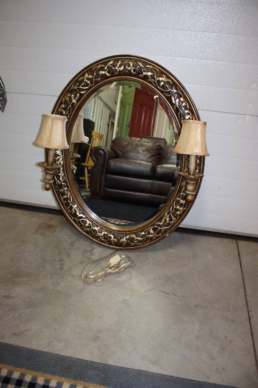 Mirror with Duel Lights
