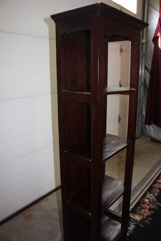 Four Shelf Cabinet with Drawer (Second Shelf)