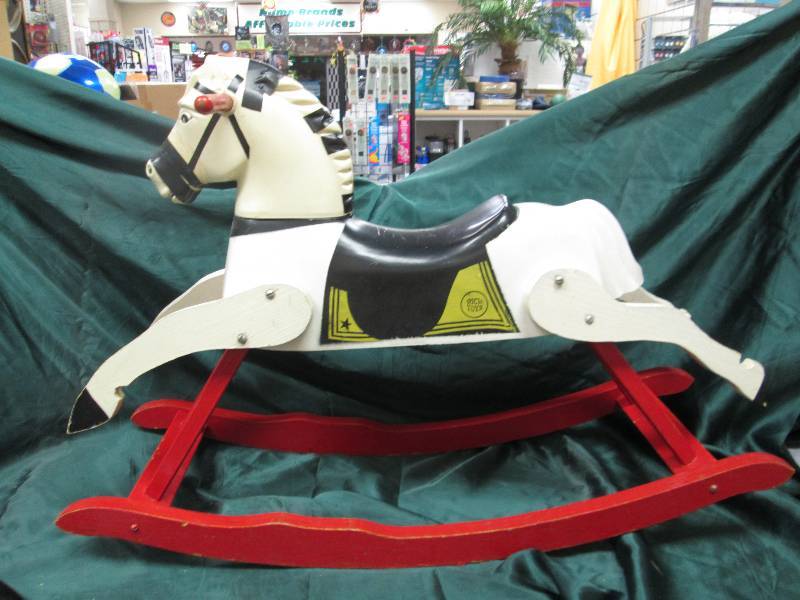Vintage Rich Toys rocking horse...