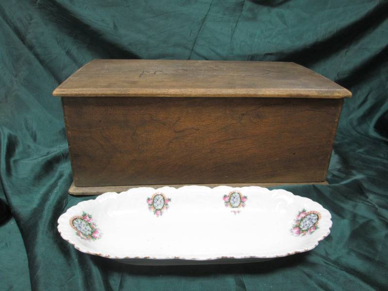 Wooden box that has mother engraved...