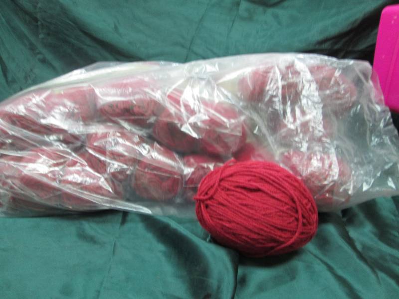 Nautra Wintuk yarn color vermillion...