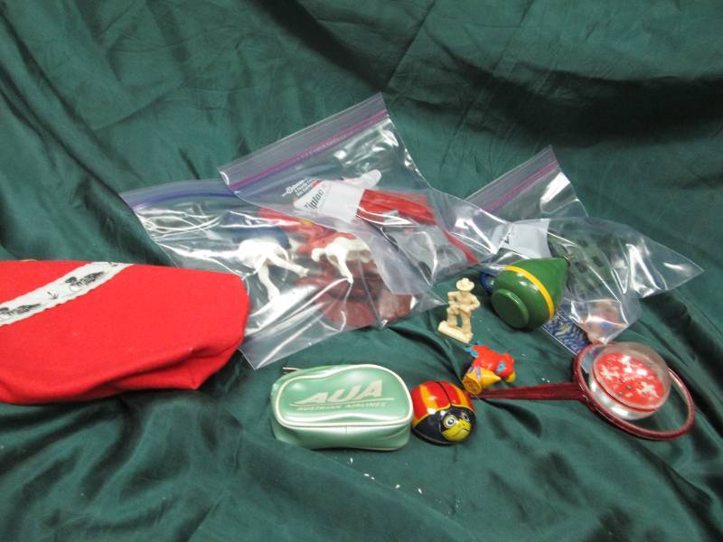 plastic toy, loon little  purse, an...