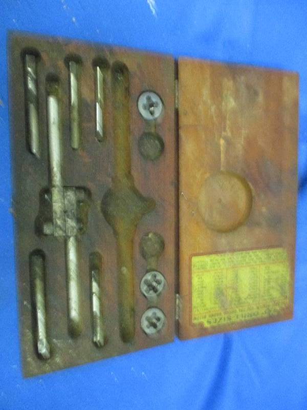 Very old tap and drill set, in the ...