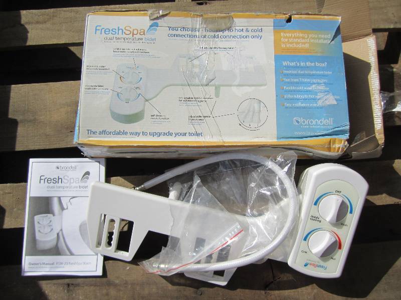 lot 58 image: Brondell  Dual Temperature Bidet At...