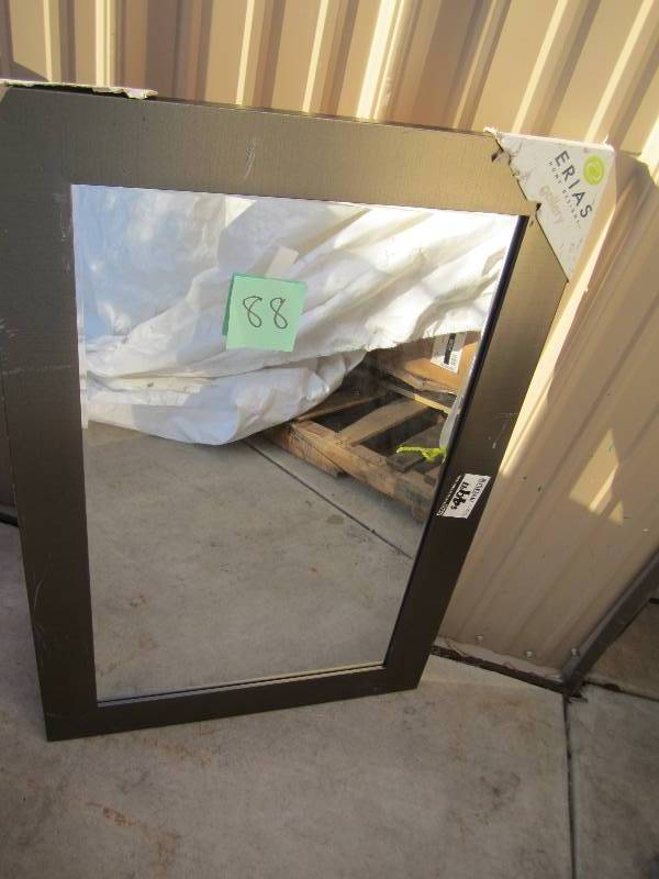 lot 88 image: 24 x 36 Austin Pewter mirror...
