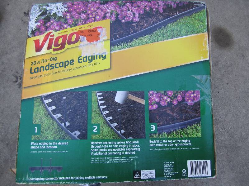 lot 94 image: Vigoro 20 ft. Landscape Edging Kit...