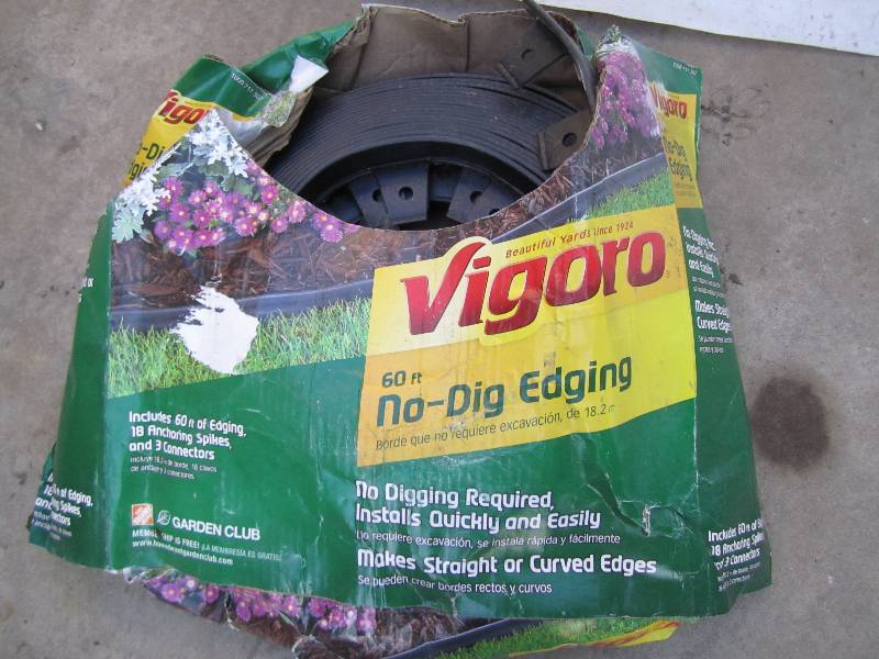 lot 97 image: Vigoro 60 ft. No-Dig Edging retail ...