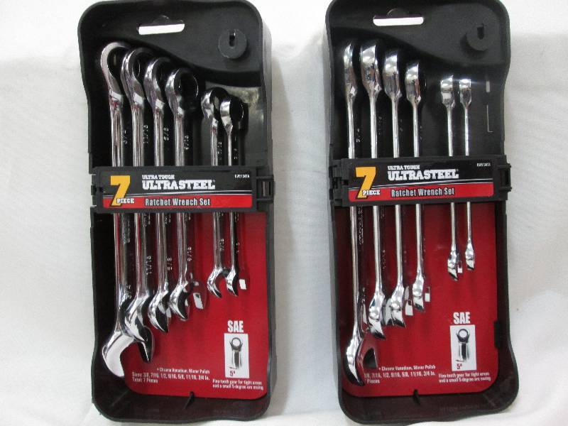 Ultrasteel SAE ratchet wrench sets ...