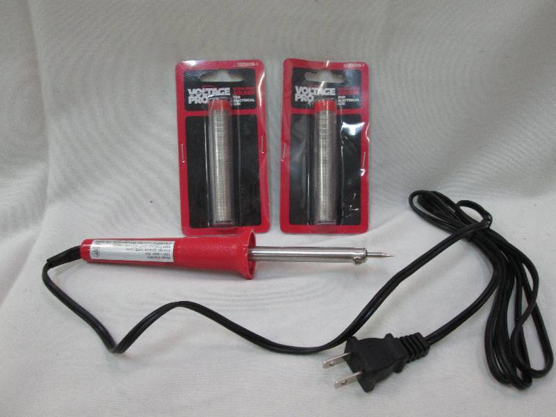 Solder Iron and 2 rosin core solder...