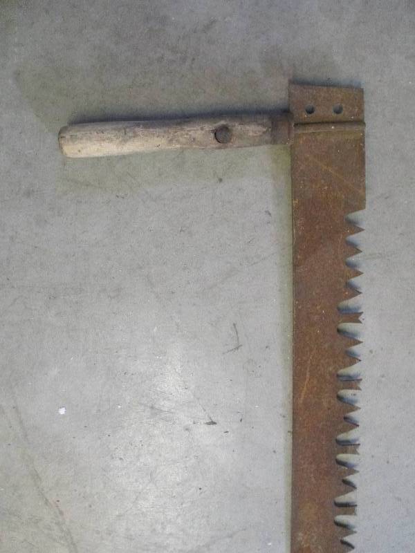 Double handle handsaw, 6 foot blade...