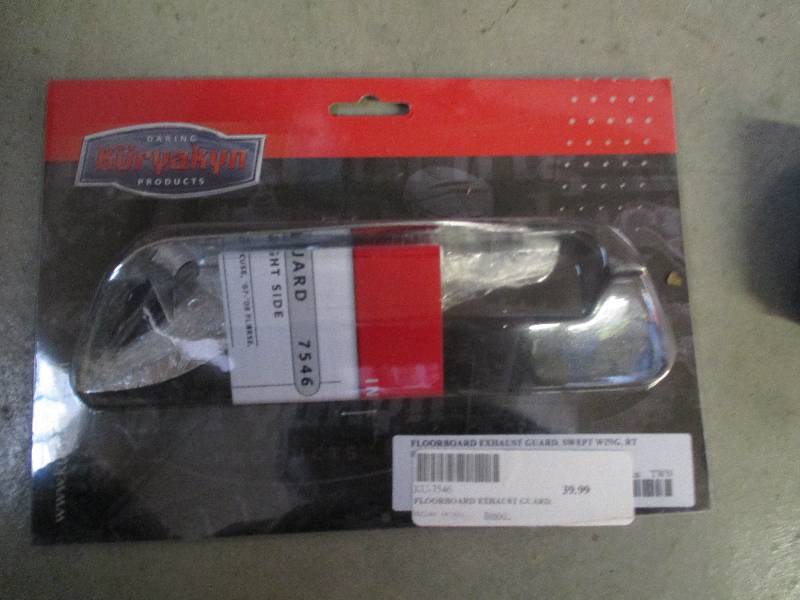 New motorcycle floor board exhaust ...