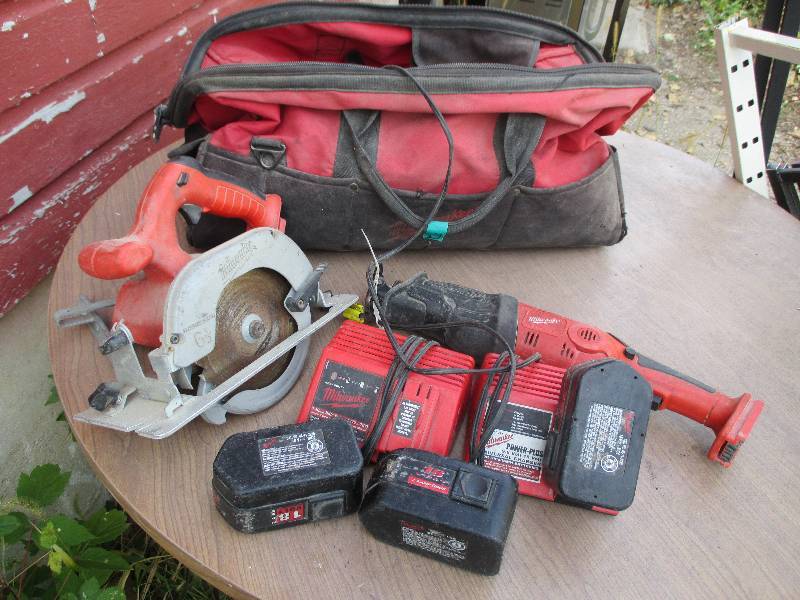 Milwaukee battery operated sawzall ...