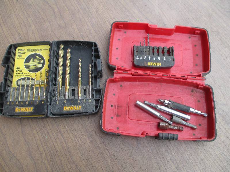 Milwaukee and Dewalt drill bit case...