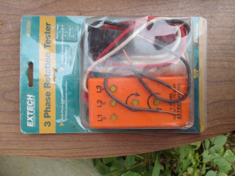 3 phase power rotation tester...