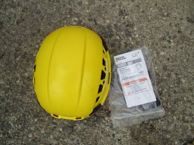 Petzl vented work safety helmet...