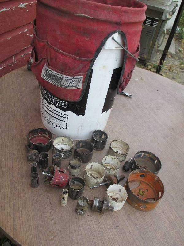 Bucket boss filled with various siz...