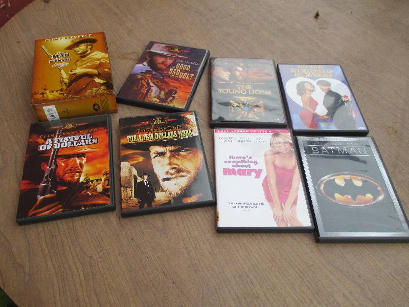 Lot of DVD movies...