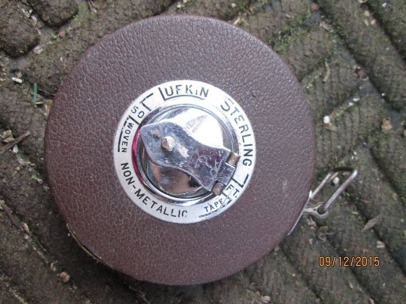 Lufkin 50 tape, non-metalic tape...
