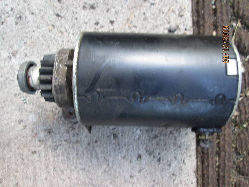 12 volt lawnmower starter, works...