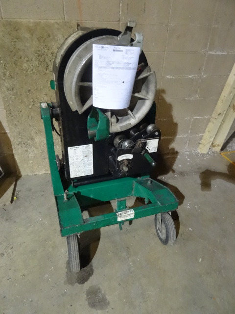 lot 1 image: Greenlee 855 Smart Bender 110 Volt