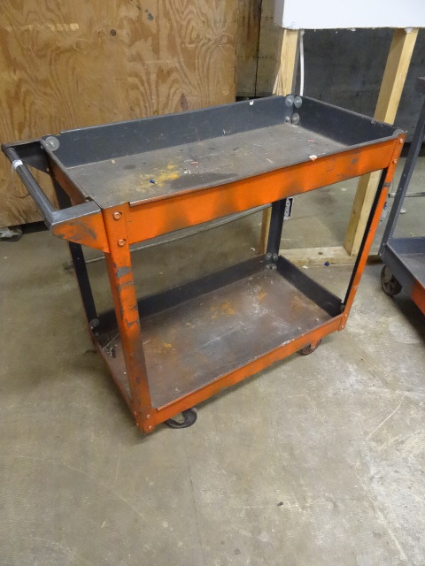 lot 13 image: Metal Shop Cart 30 X 16 X 31