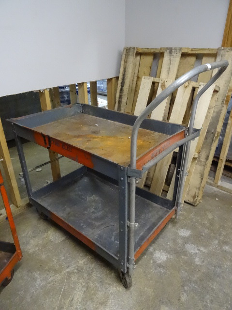 lot 14 image: Metal Shop Cart  36 X 24 X 32