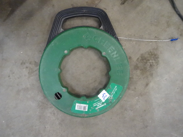 lot 33 image: Greenlee 428-20 Steel Fish Tape